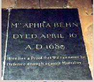 Tomb of Aphra Behn