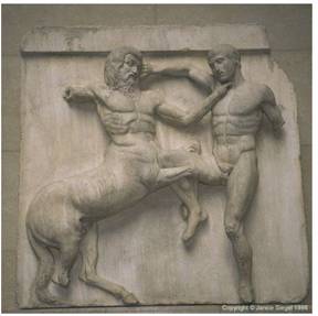 Centaur fighting