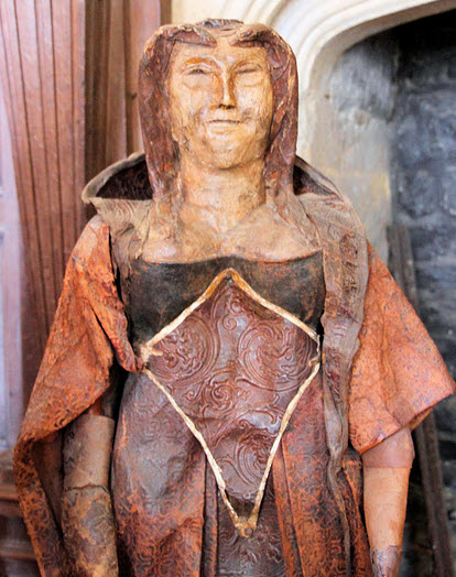 Leather figure called "The Good Companion"