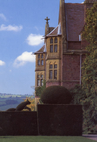 Topiary with leaping squirrel