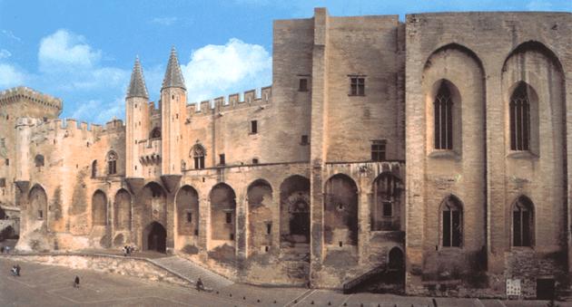 Papal palace at Avignon