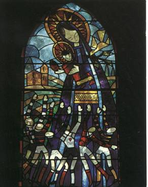 Stained glass, Notre Dame du Rugby