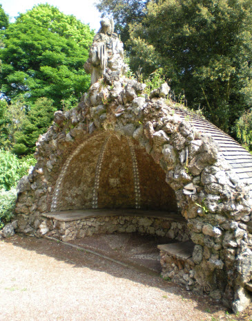 Shell seat at Edgcumbe