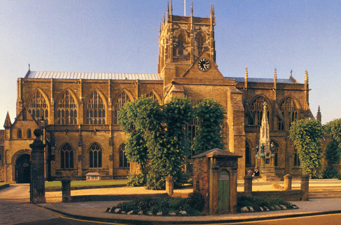 Sherborne abbey exterior